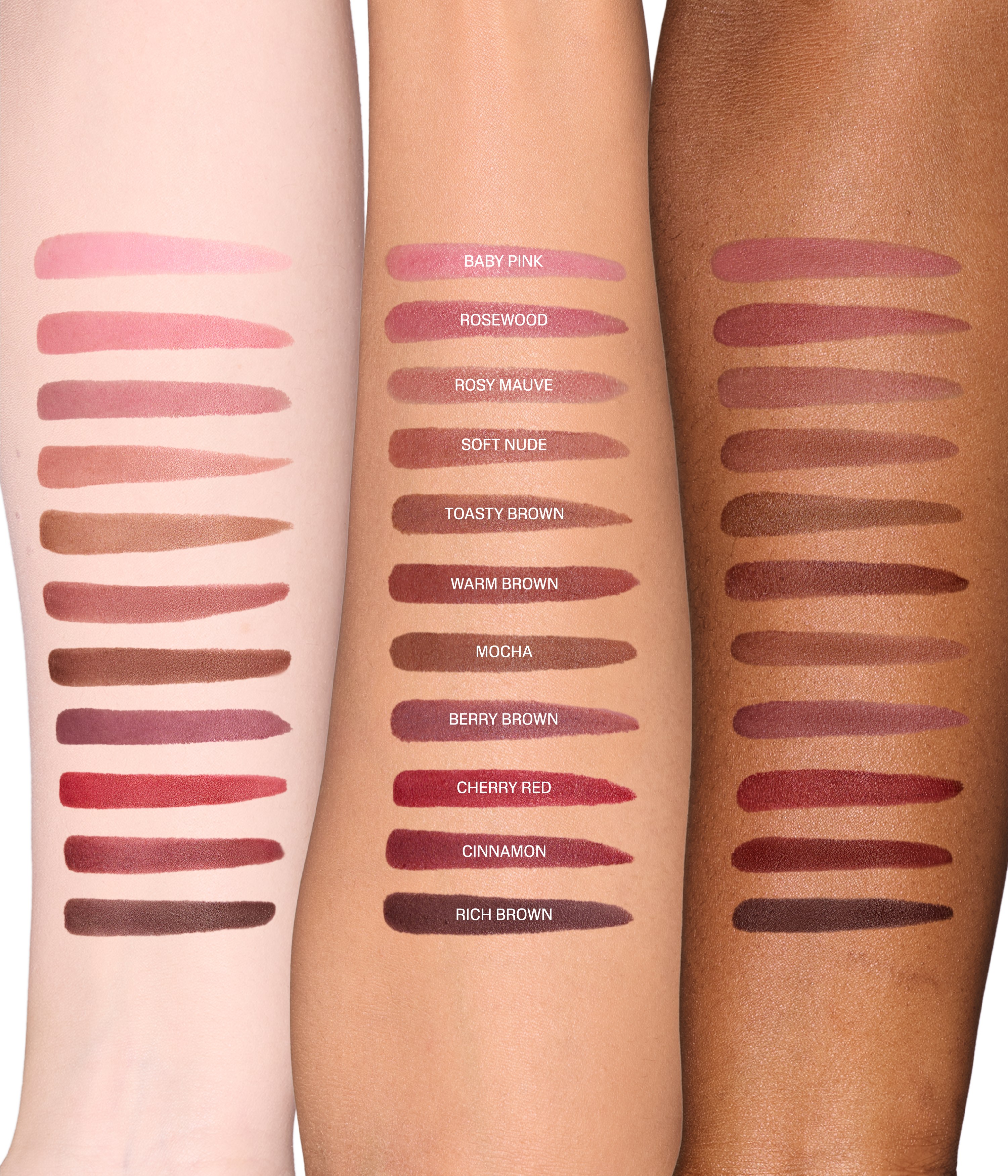 huda-beauty-lip-contour-stain-duo-lipliner-set-matt-braun image 6