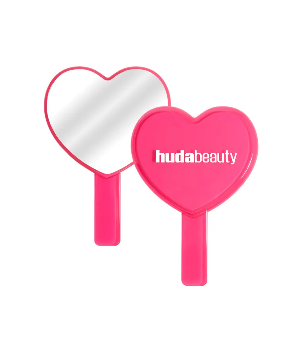 huda-beauty-easy-bake-glossy-heart-mirror-taschenspiegel image 1