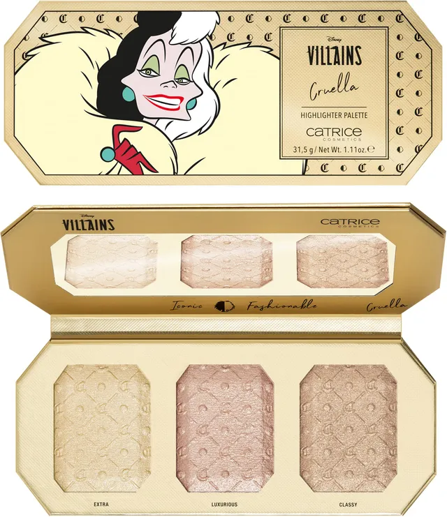 catrice-disney-villains-cruella-highlighter-palette-020-gold-31-5g image 1
