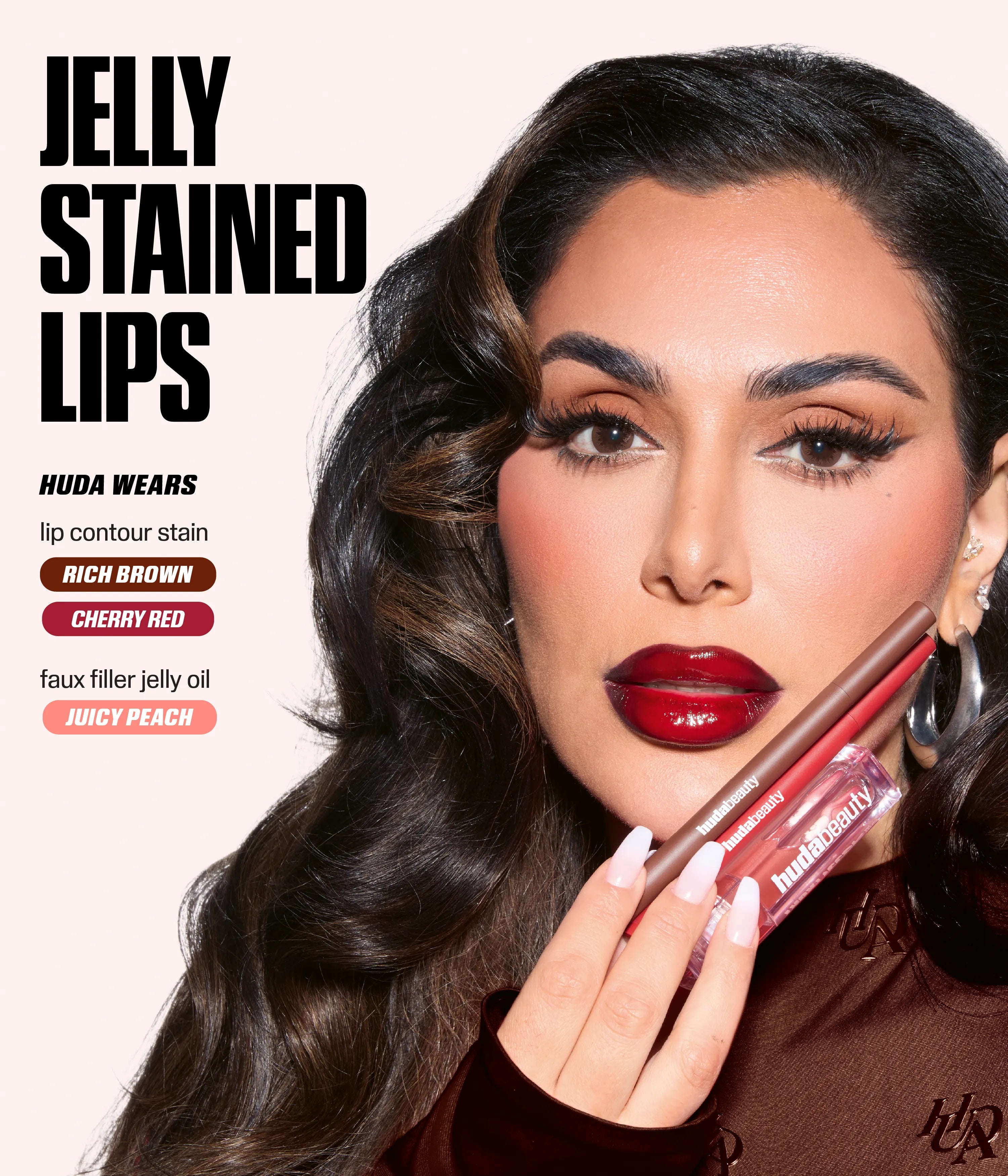 huda-beauty-faux-filler-rich-brown-cherry-lip-kit-lippen-set image 6