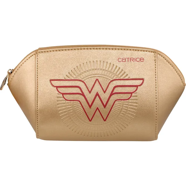 catrice-wonder-woman-make-up-bag-kosmetiktasche-gold-pvc image 1