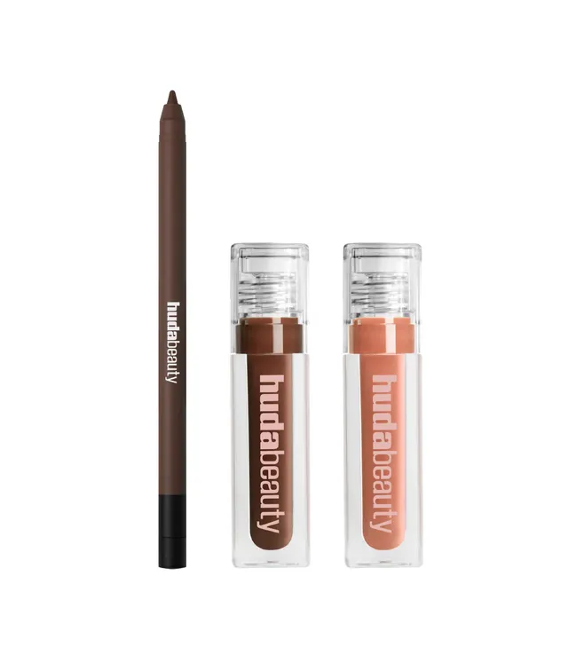 huda-beauty-faux-filler-coco-honey-lip-kit-set image 1