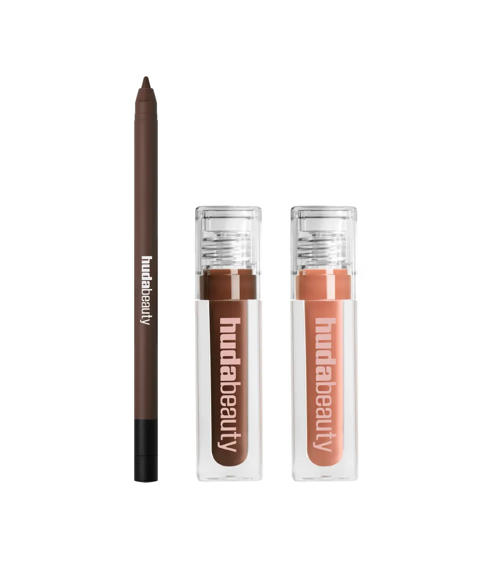 huda-beauty-faux-filler-coco-honey-lip-kit-set image 1