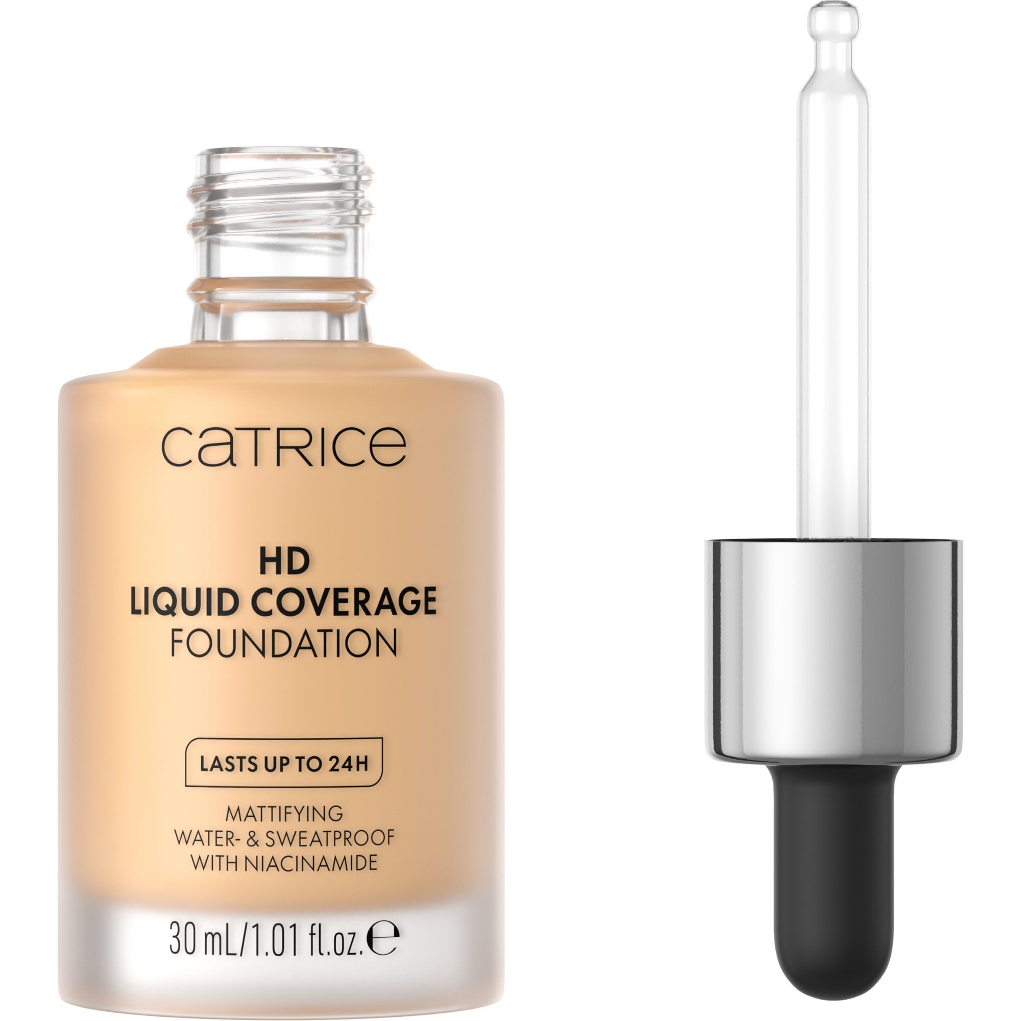 catrice-hd-liquid-coverage-foundation-040-make-up-warm-beige-3x30ml image 2