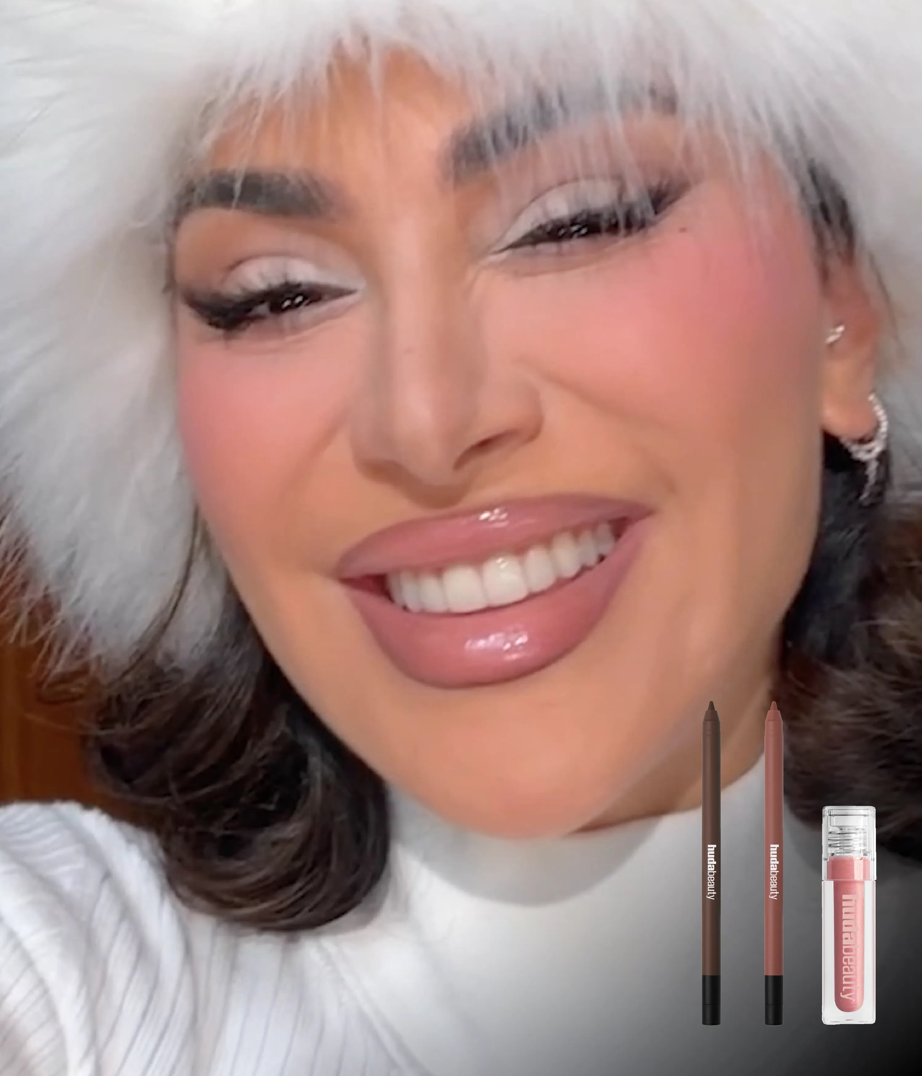 huda-beauty-faux-filler-she-flirty-lip-kit-lippen-set-nude image 2