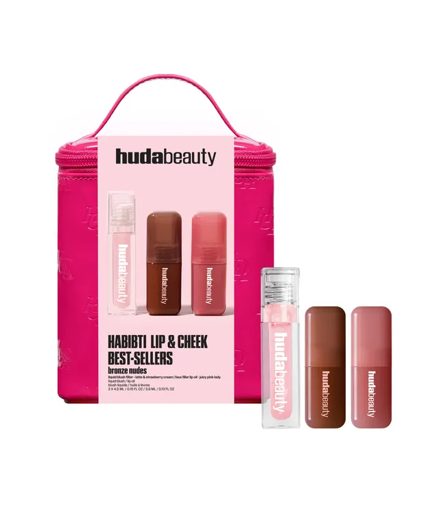 huda-beauty-habibti-lip-cheek-best-sellers-kit image 1