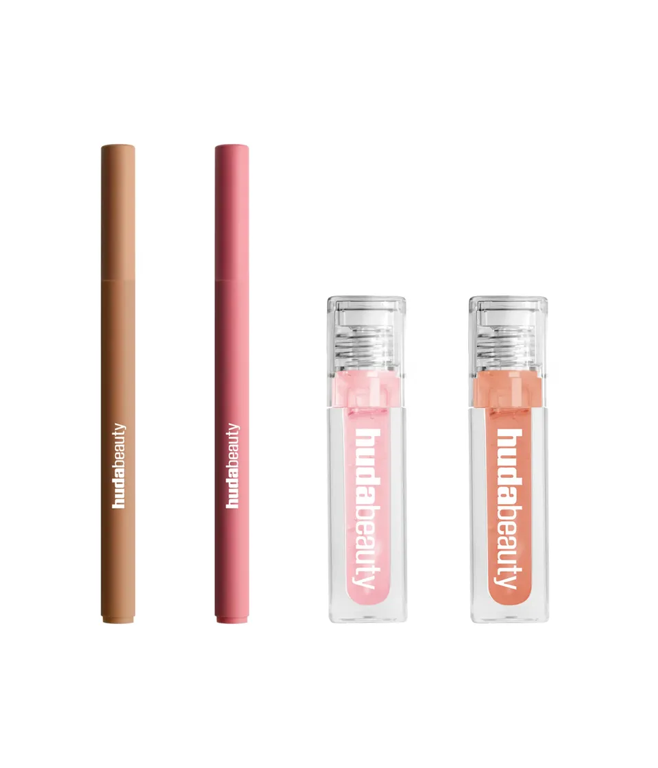 huda-beauty-lip-contour-lip-stain-oil-kit-set image 1