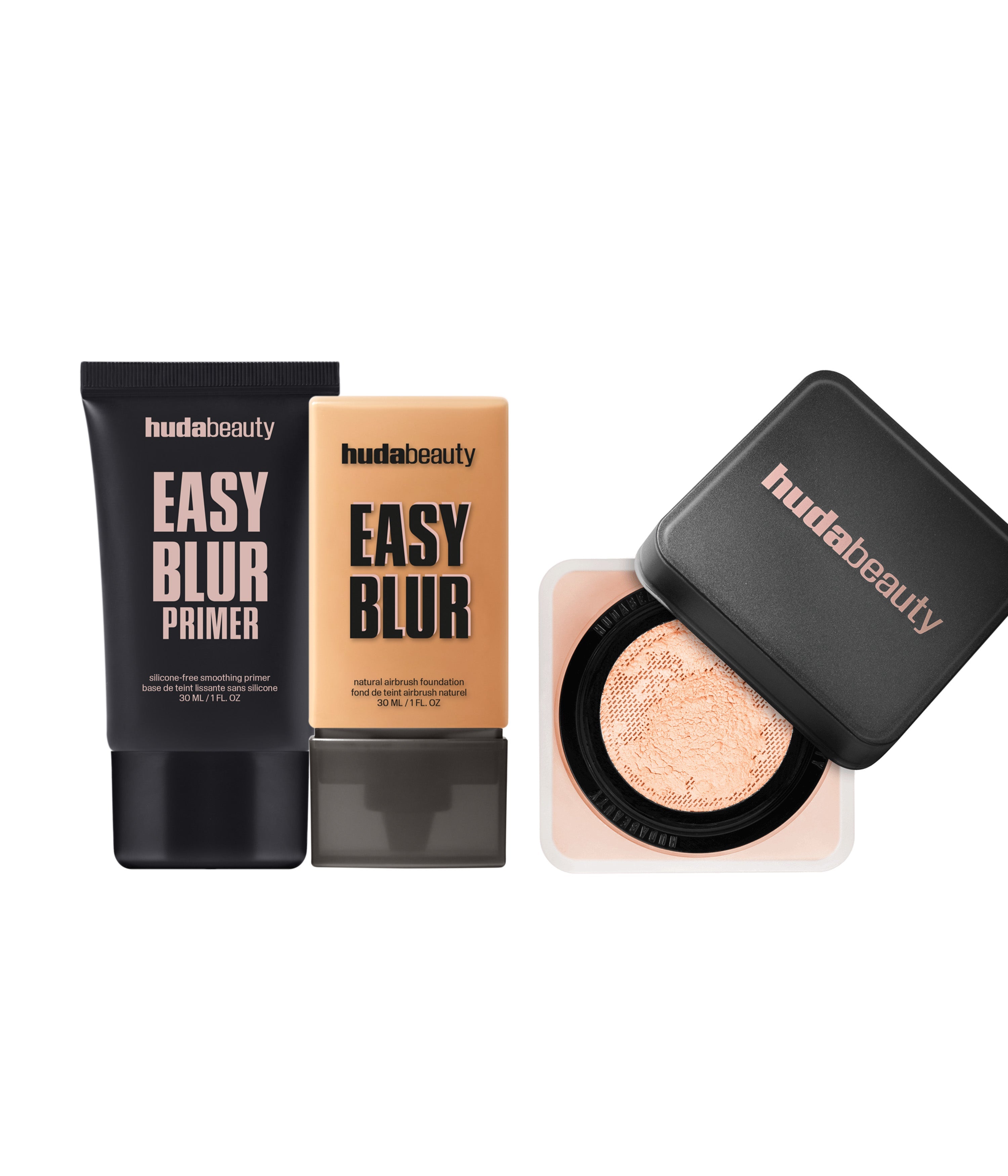 huda-beauty-easy-blur-easy-routine-foundation-puder-kit image 1
