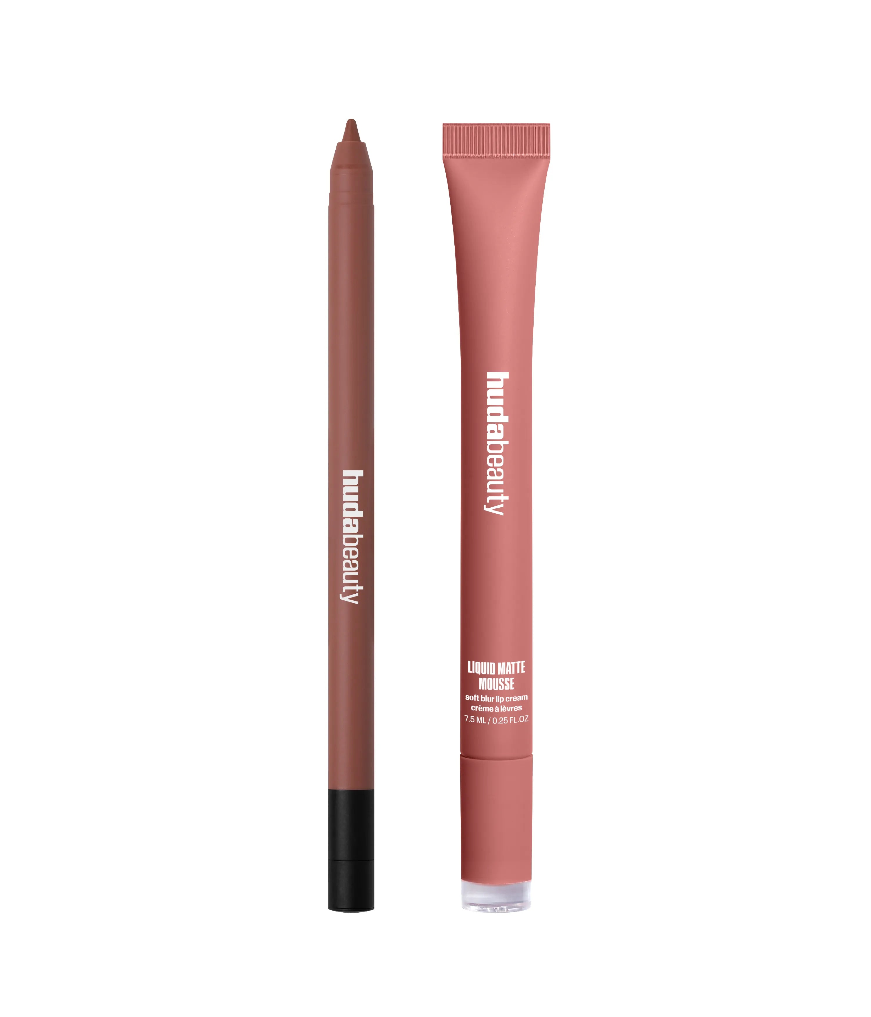 huda-beauty-faux-filler-rosy-nude-lip-duo-lippenstift-set image 2
