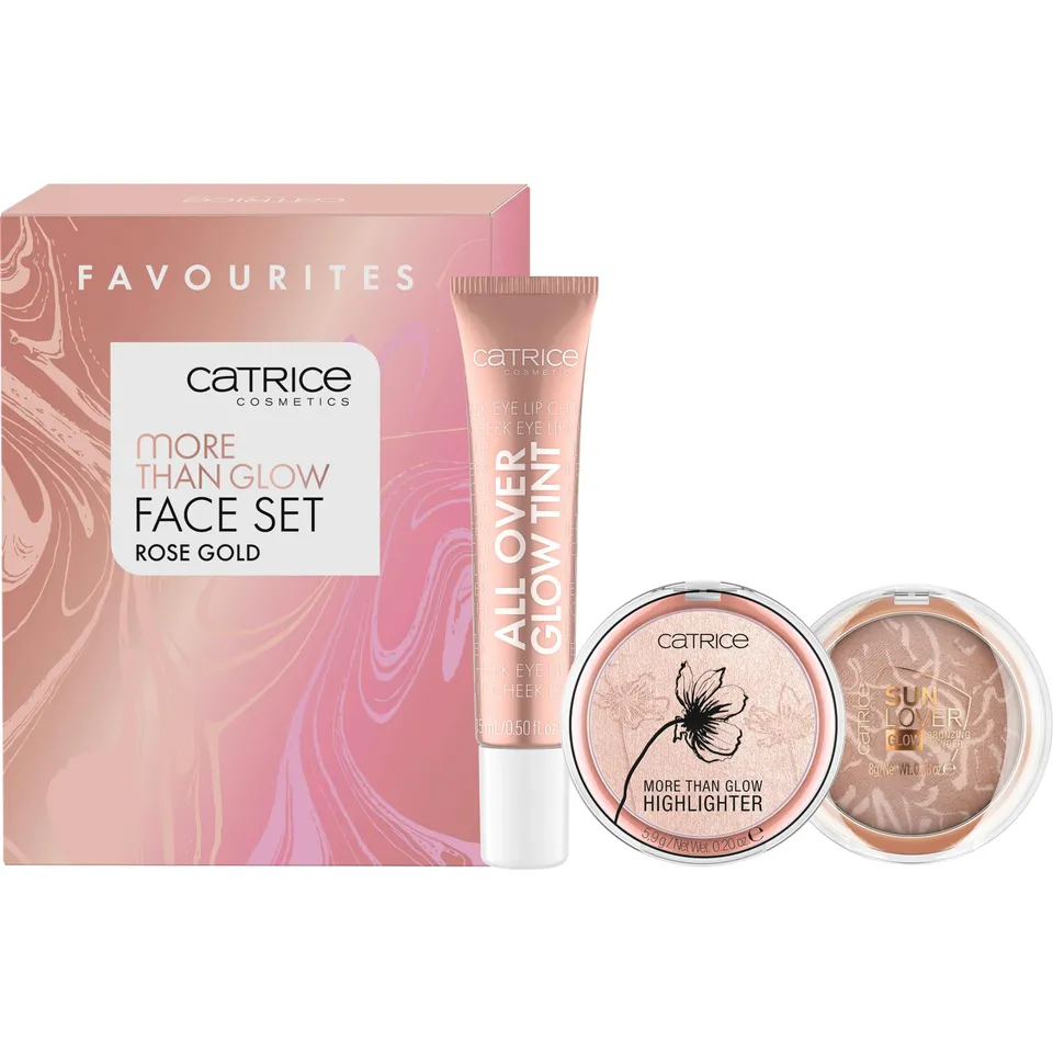 catrice-more-than-glow-face-set-rose-gold-highlighter-set-3pcs image 1