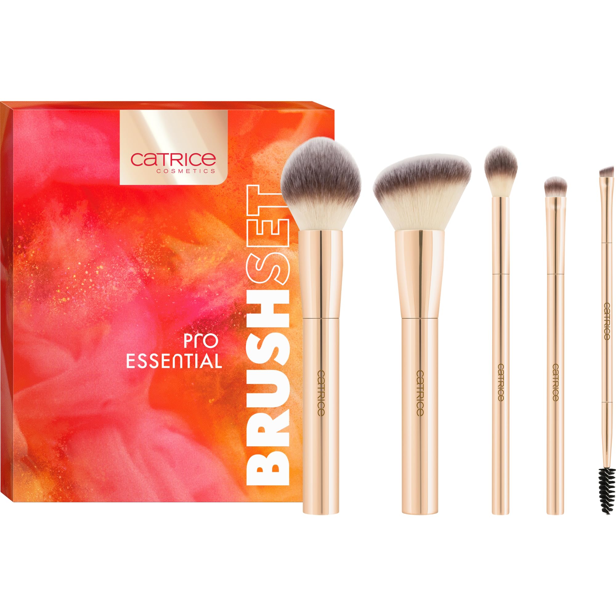 catrice-pro-essential-brush-set-make-up-pinselset-5-teilig-gold image 1