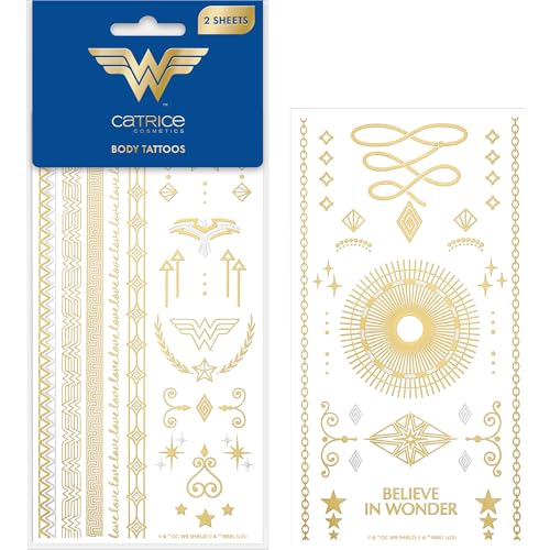 catrice-wonder-woman-body-tattoos-metallic-gold-silber-2-stk image 6