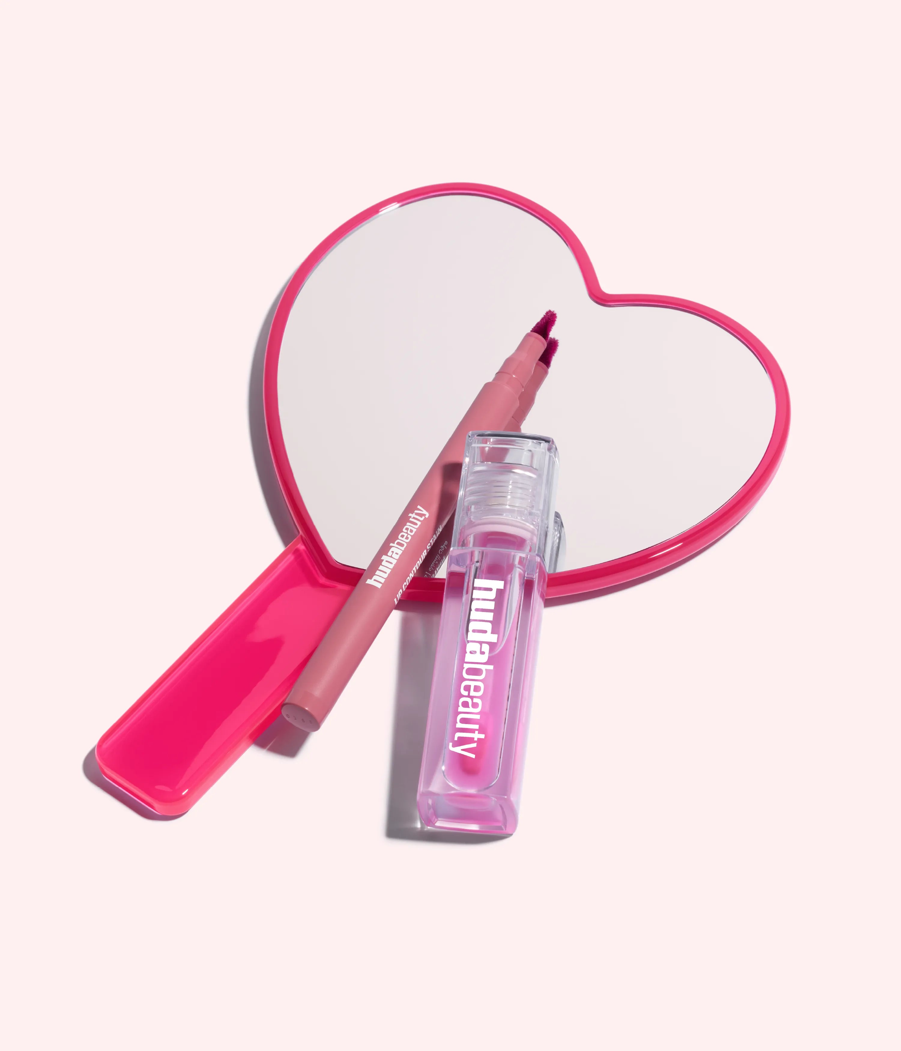 huda-beauty-easy-bake-glossy-heart-mirror-taschenspiegel image 2
