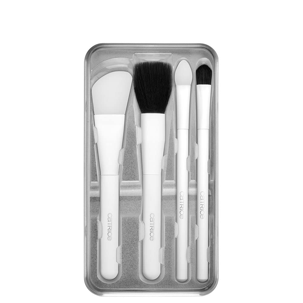 catrice-facial-care-brush-set-silber-4-teilig-gesichtspinsel-vegan image 1
